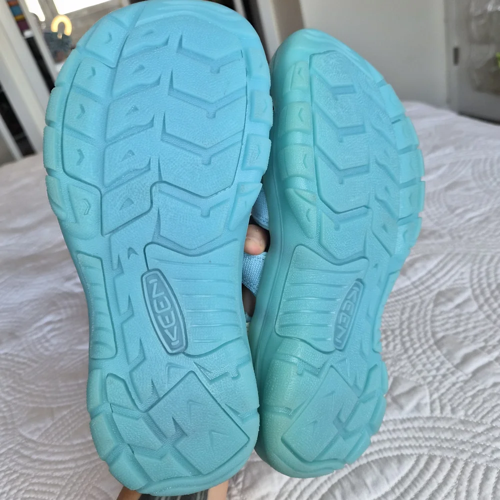 EUC Like New Keen Newport H2 Baby Ice Blue Kids 5 Women 6.5 EU 37